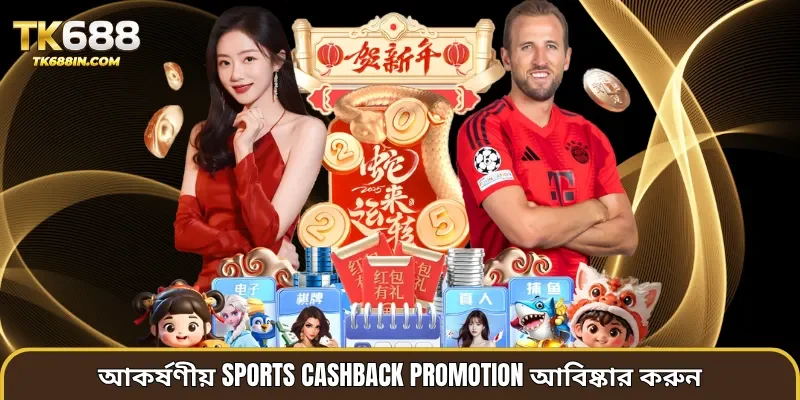 আকর্ষণীয় Sports cashback promotion আবিষ্কার করুন