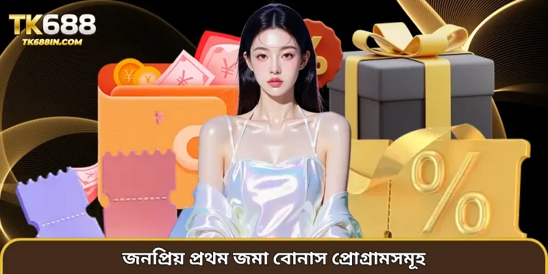জনপ্রিয় প্রথম জমা বোনাস প্রোগ্রামসমূহ