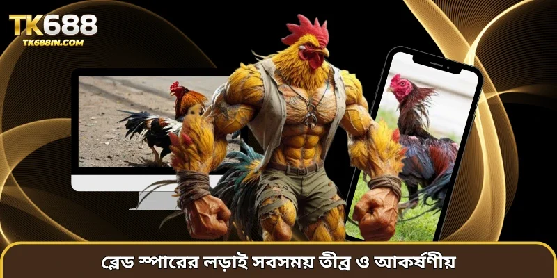 ব্লেড স্পারের লড়াই সবসময় তীব্র ও আকর্ষণীয়