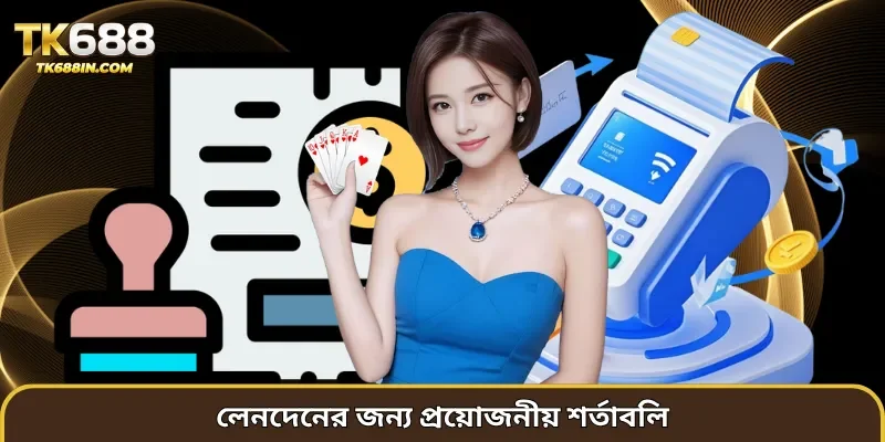 লেনদেনের জন্য প্রয়োজনীয় শর্তাবলি